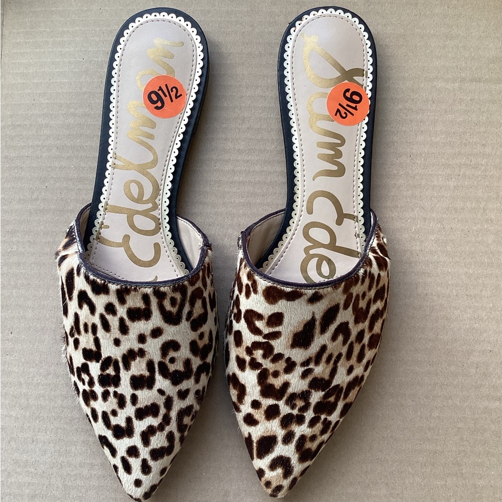 Sam Edelman Rumi Leopard Mules